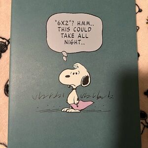 Moleskine x Peanuts Teal Notebook